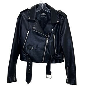 ZARA Black Leather Jacket